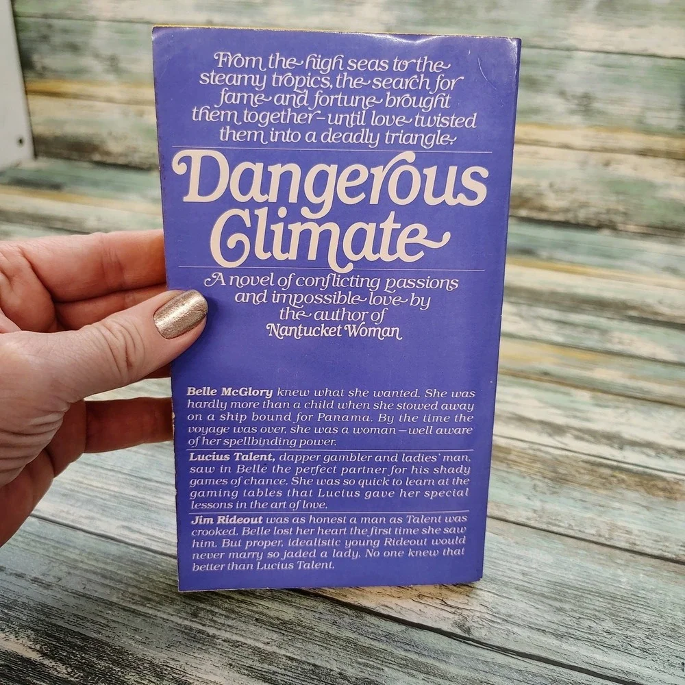 Dangerous Climate by Diana Gaines‎ Vtg 1977 Revised Bantam Paperback Romance